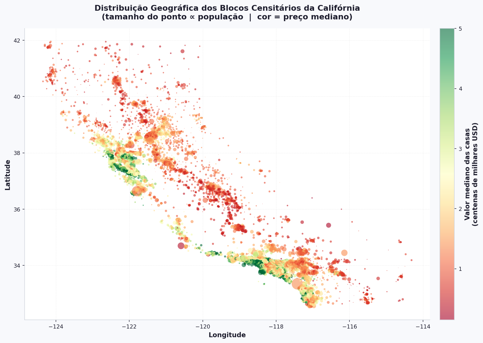 Mapa geográfico dos blocos censitários